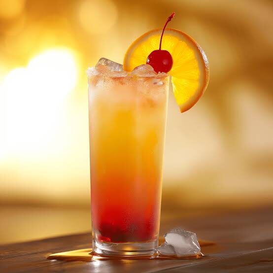 Sunrise mocktails